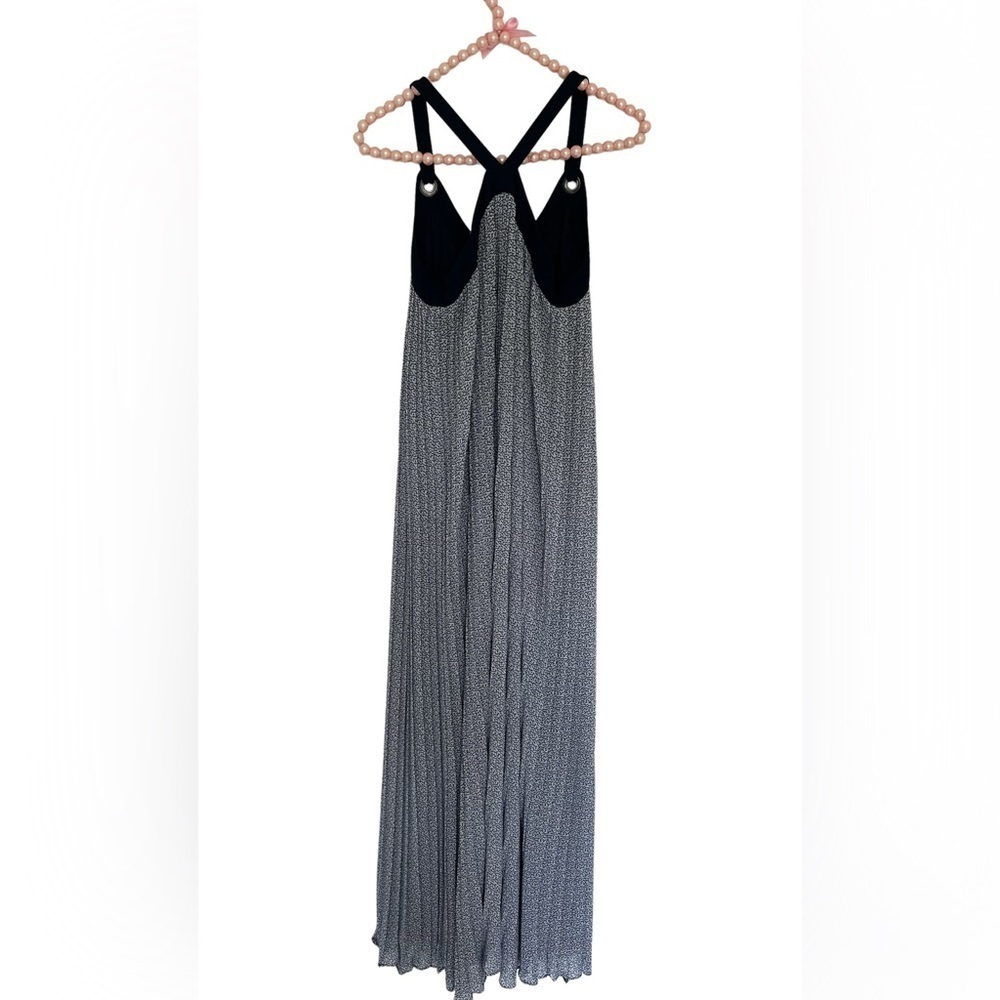 Michael by Michael Kors Pleated Maxi Dress in Blue, Size Small - Picture 3 of 9